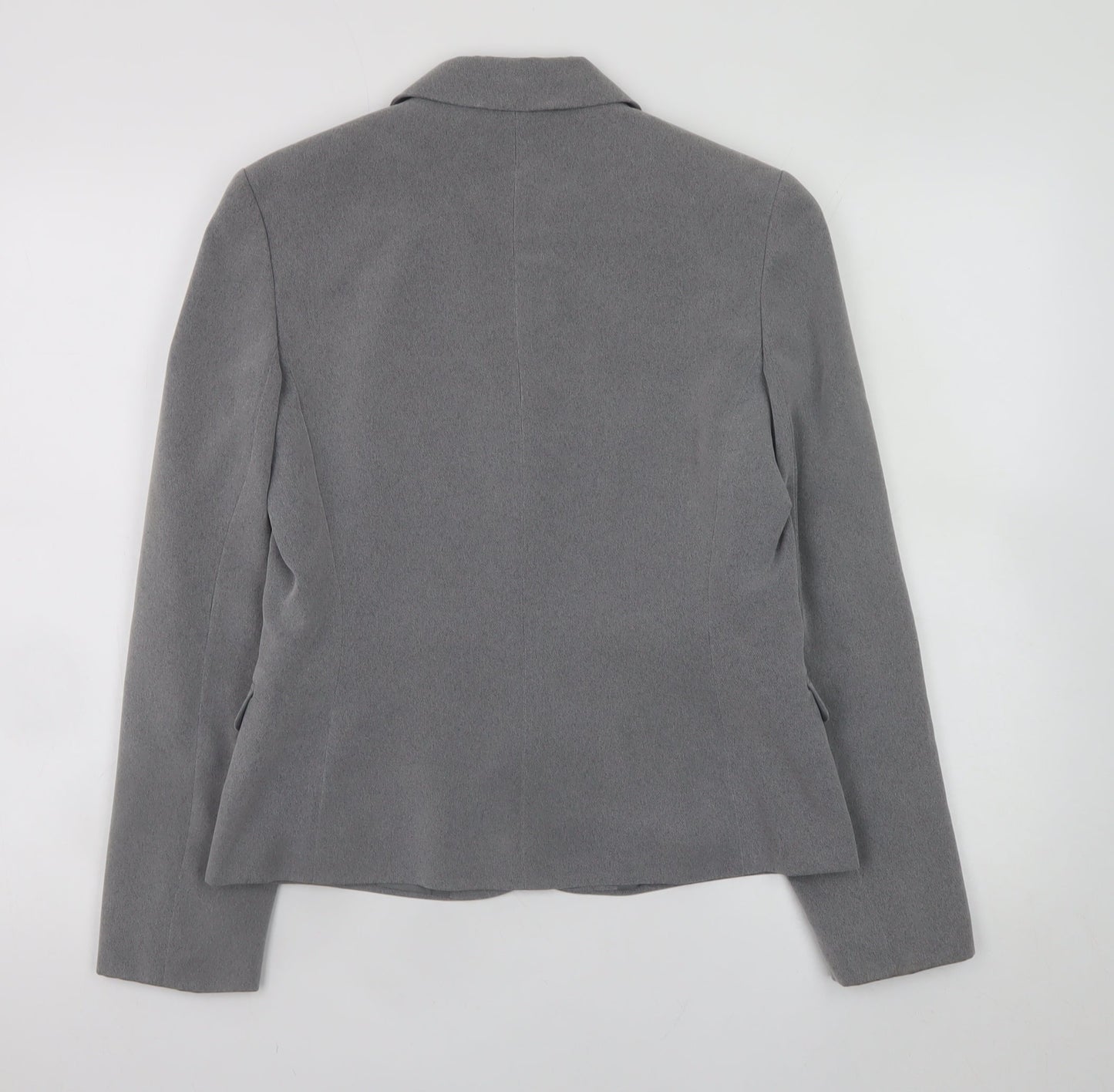 Next Women’s Grey Blazer Jacket UK 10 Classic Workwear Style