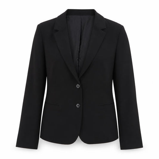 Montego Women’s Black Blazer Jacket Size 10 Regular Fit Workwear