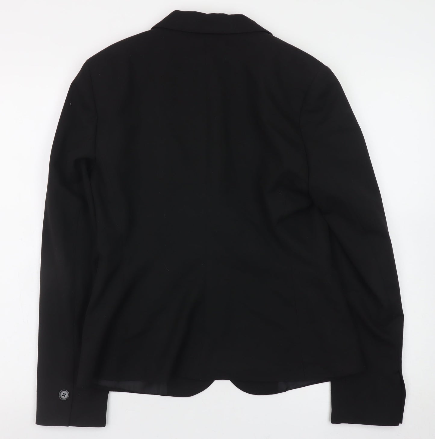 Montego Women’s Black Blazer Jacket Size 10 Regular Fit Workwear
