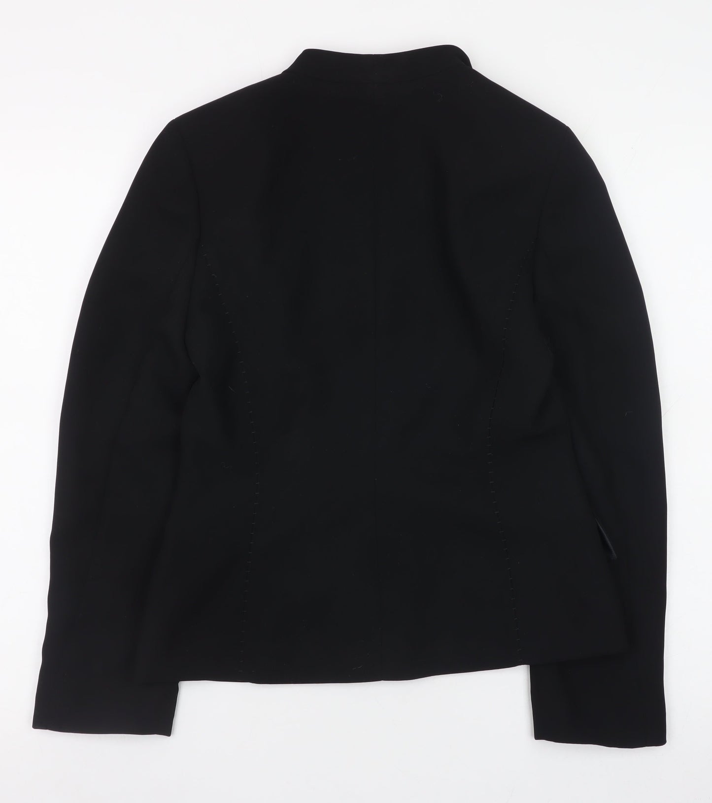 Precis Petite Women's Black Size 8 Blazer Single-Breasted Jacket
