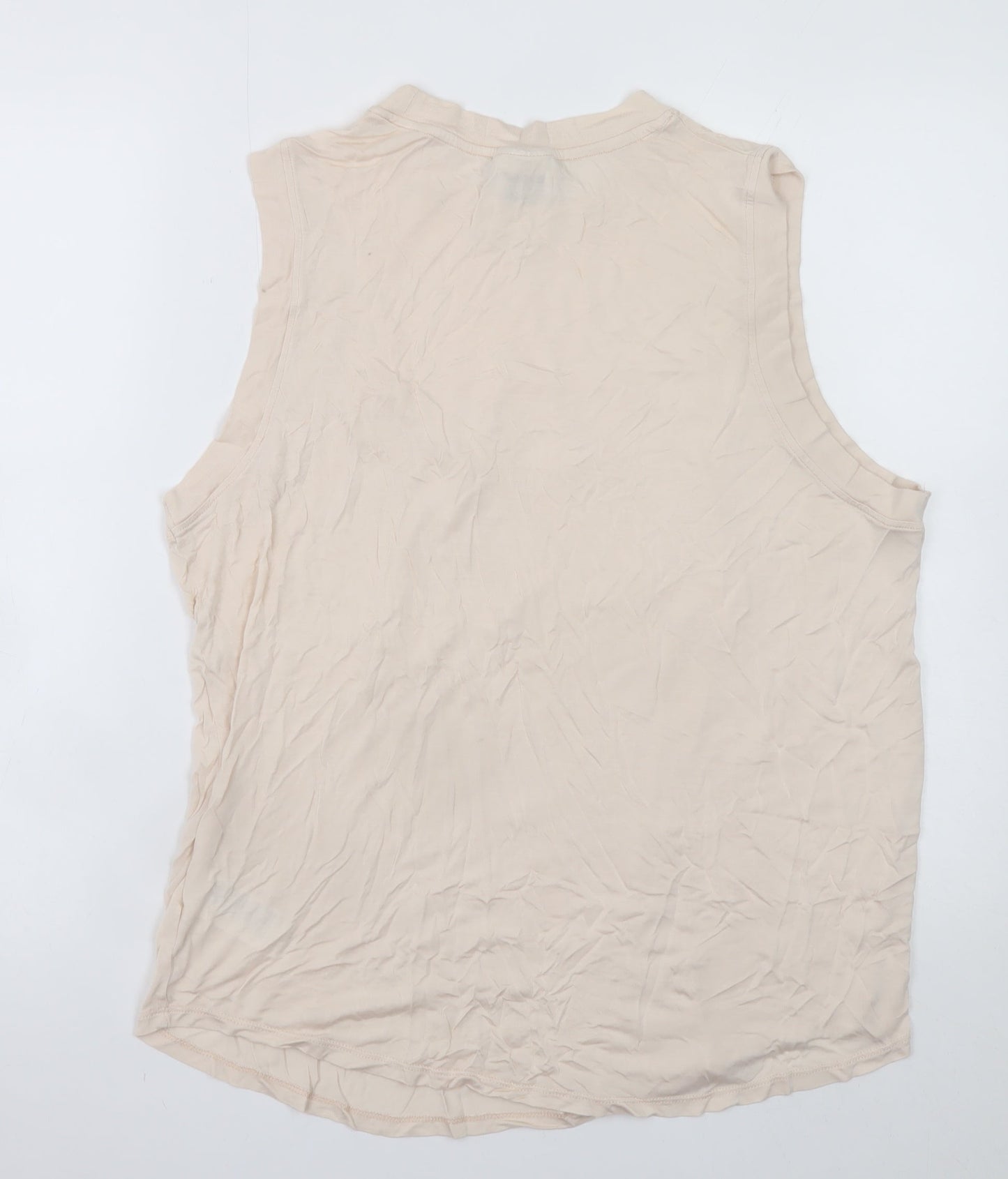 IVY PARK Women's Beige Sleeveless Tank Top M Basic Jersey