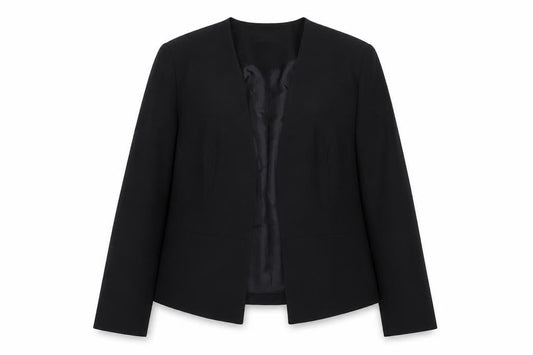 Wallis Women Black Blazer UK 16 Classic Long Sleeve Lined Suit Jacket