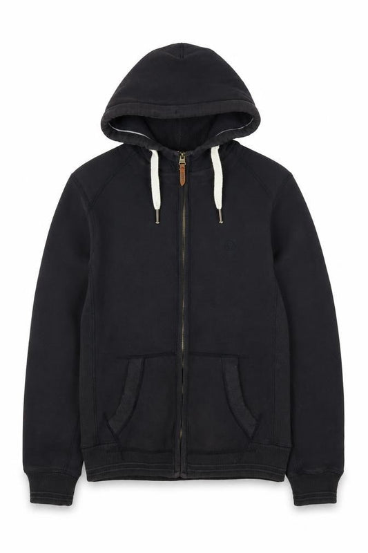 FatFace Men's Black XS Full Zip Hoodie Cotton Fleece Jacket