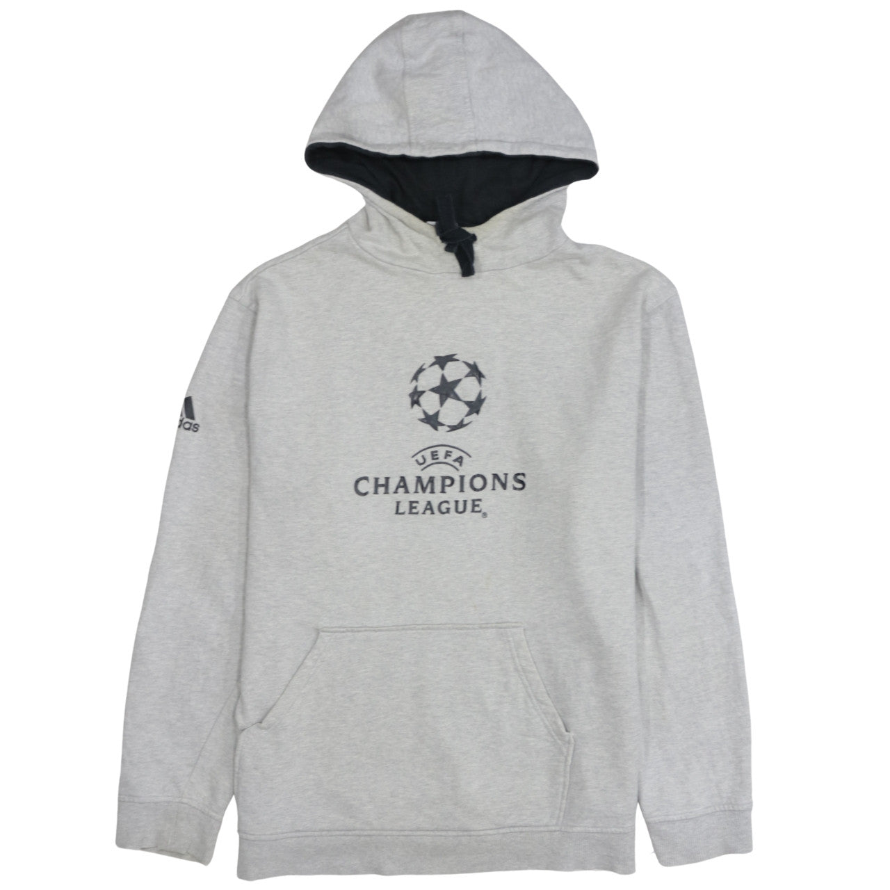Adidas Men’s Grey UEFA Champions League Pullover Hoodie L
