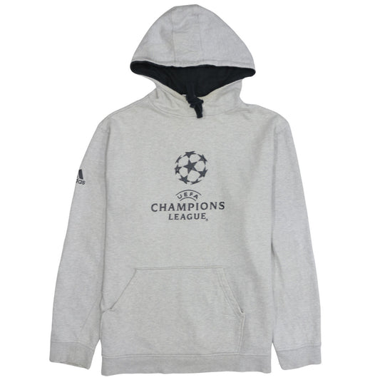 Adidas Men’s Grey UEFA Champions League Pullover Hoodie L