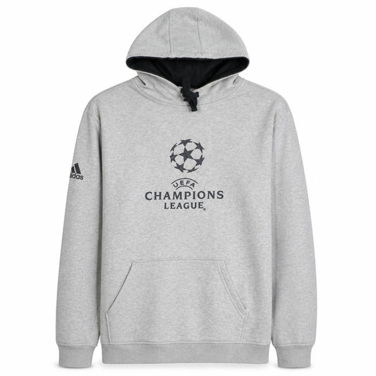 Adidas Men’s Grey UEFA Champions League Pullover Hoodie L