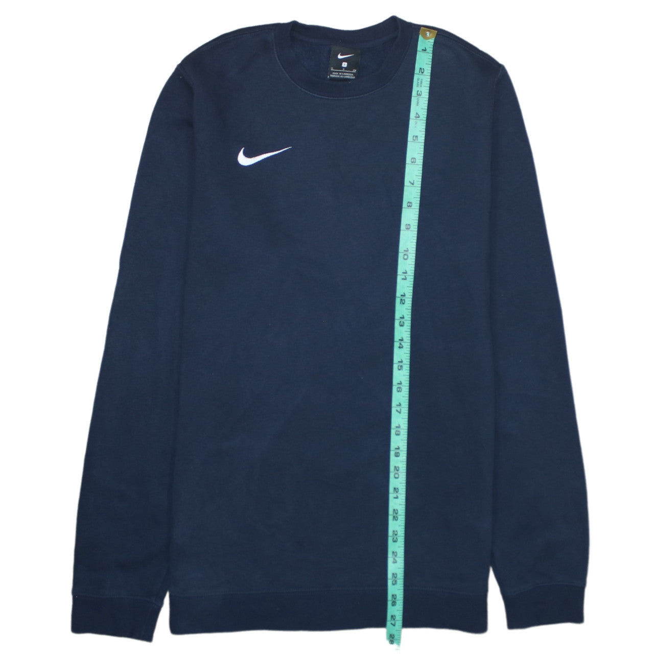 Nike Men's Blue Small Crew Neck Pullover Sweatshirt