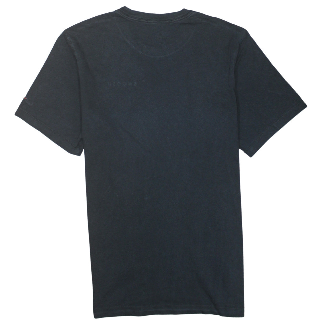 Nike Men's Black Swoosh Graphic Short Sleeve Cotton T-Shirt Size L