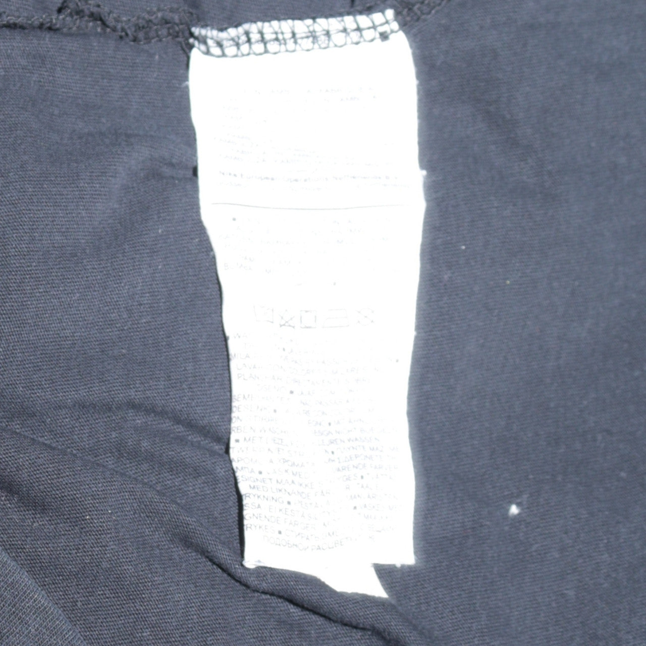 Nike Men's Black Swoosh Graphic Short Sleeve Cotton T-Shirt Size L