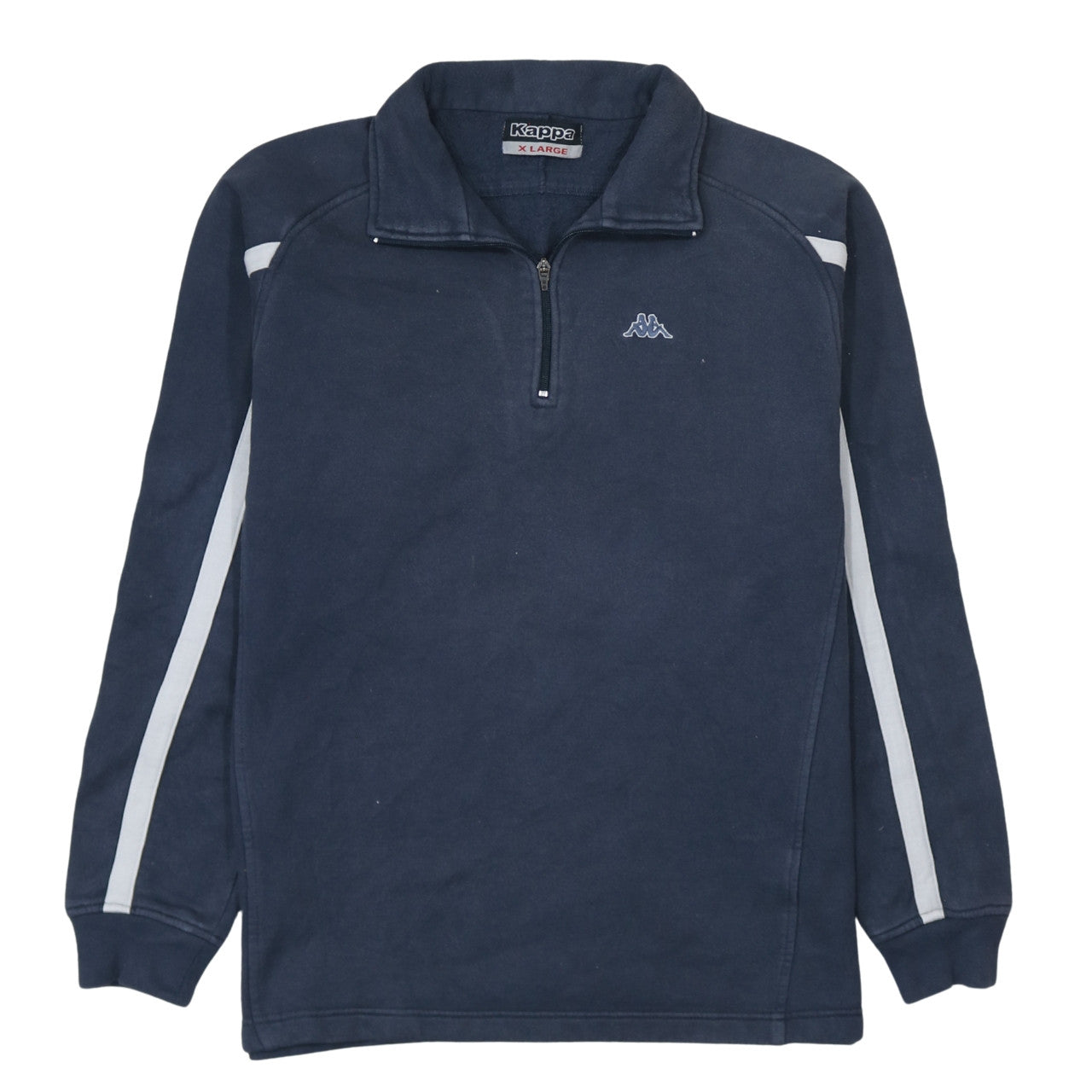 Kappa Men's Blue XL Half Zip Fleece Sports Sweatshirt