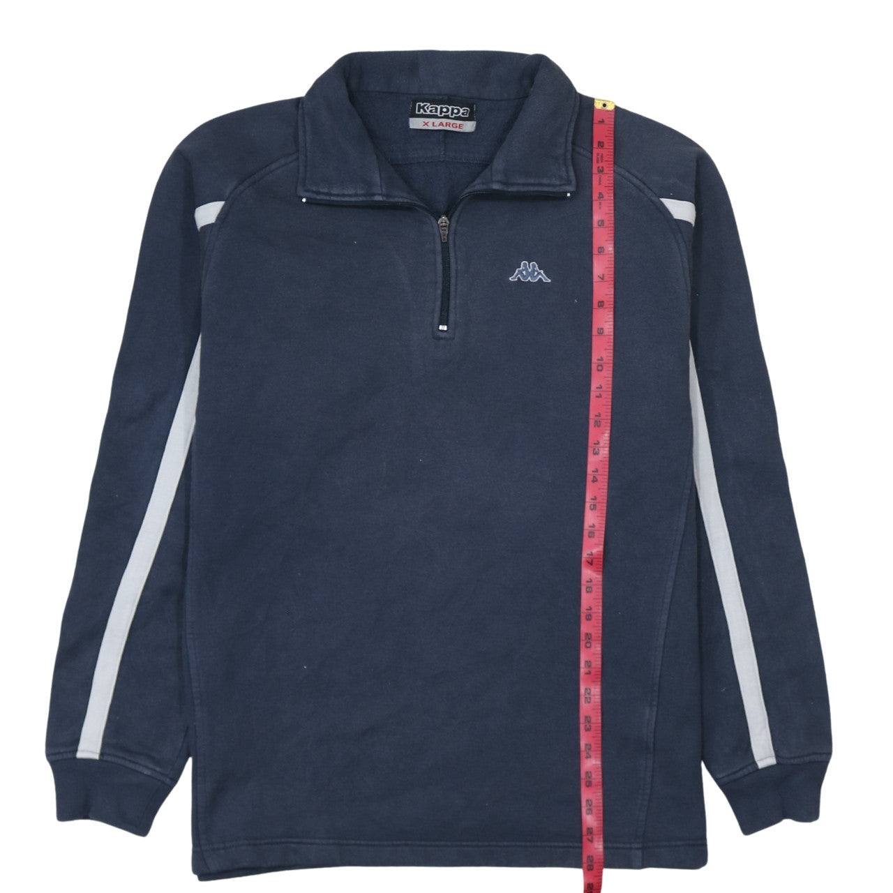 Kappa Men's Blue XL Half Zip Fleece Sports Sweatshirt