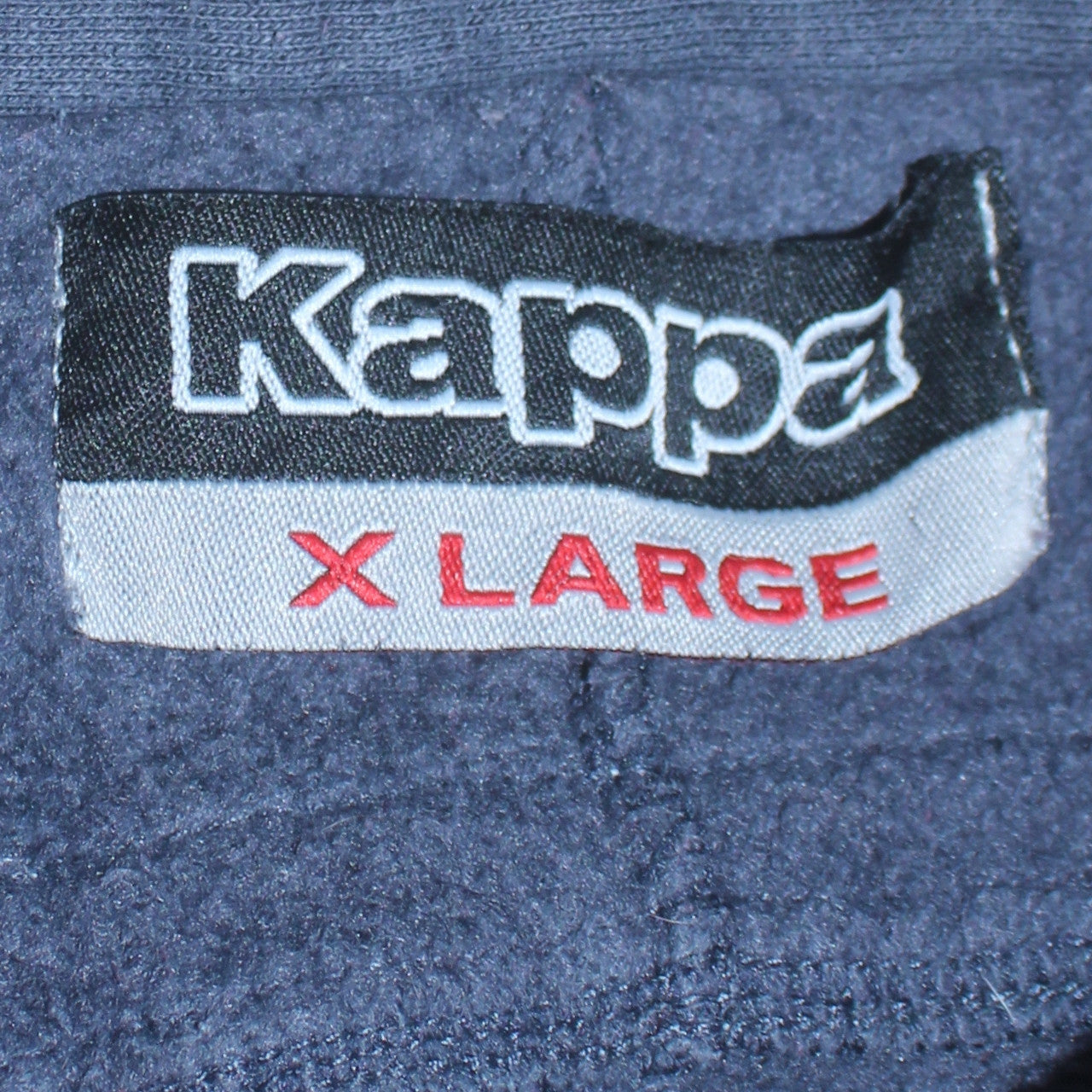 Kappa Men's Blue XL Half Zip Fleece Sports Sweatshirt