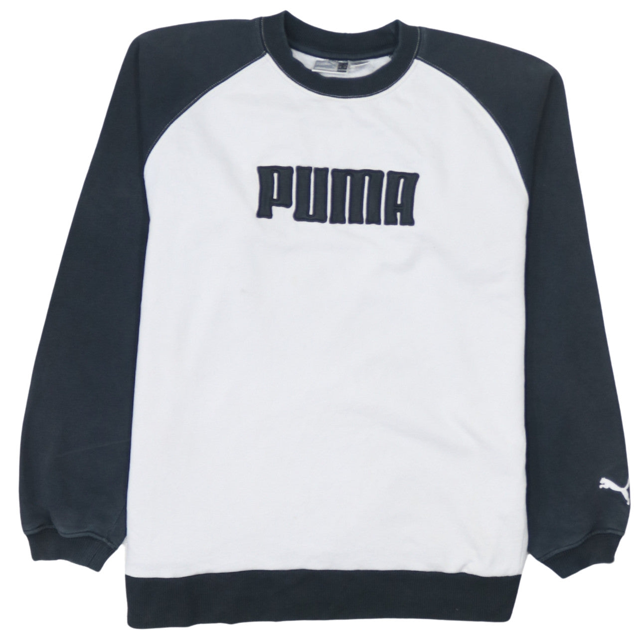 Puma Boys Black & White Pullover Sweatshirt Size 14 Years Crew Neck