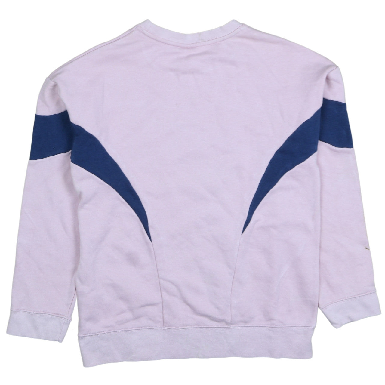 Nike Girls Pink Colourblock Crew Neck Pullover Sweatshirt Size 146