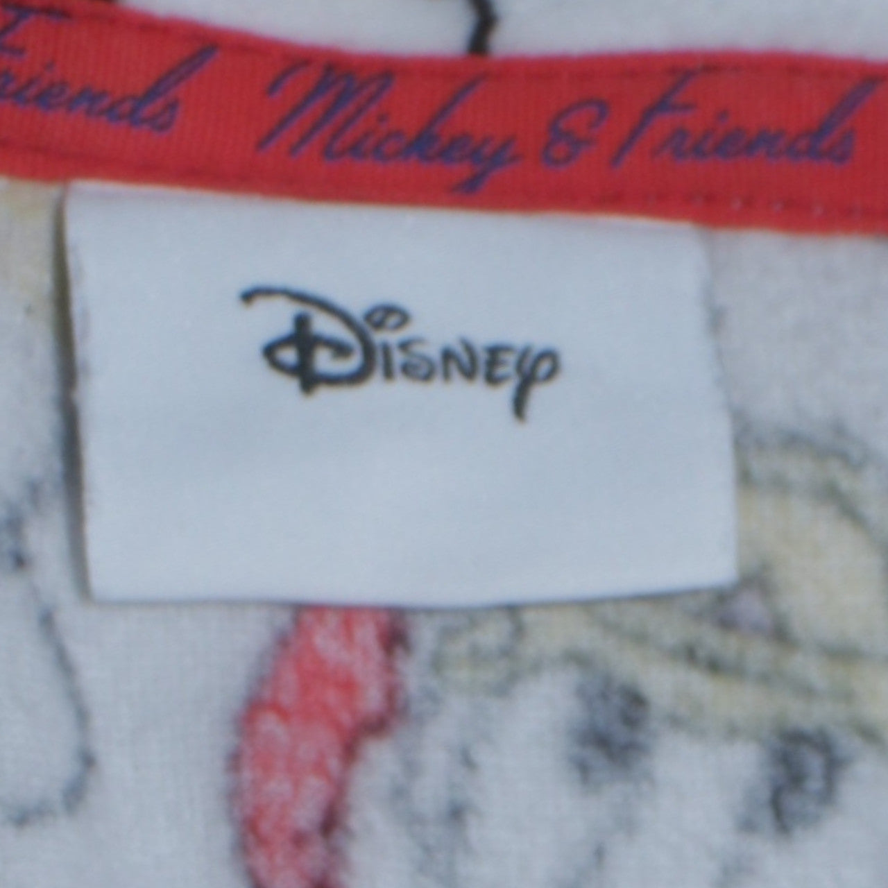 Disney Tu Womens White Christmas Mickey & Friends Long Sleeve Pyjama Top Size 20