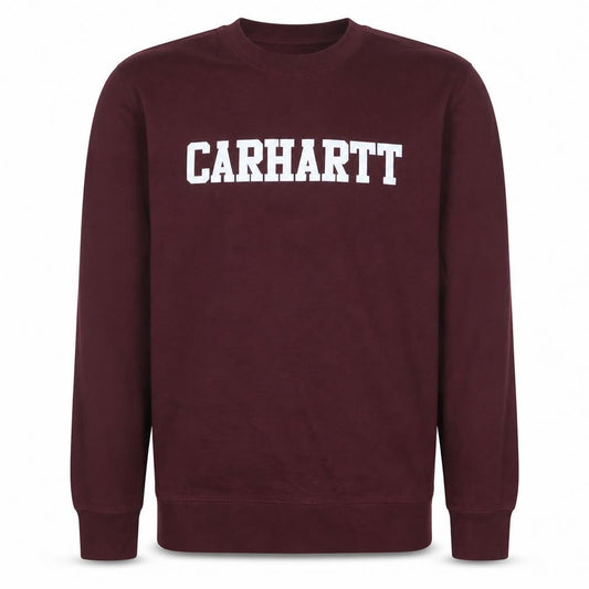 Carhartt Men's Red Logo Pullover Sweatshirt Size L