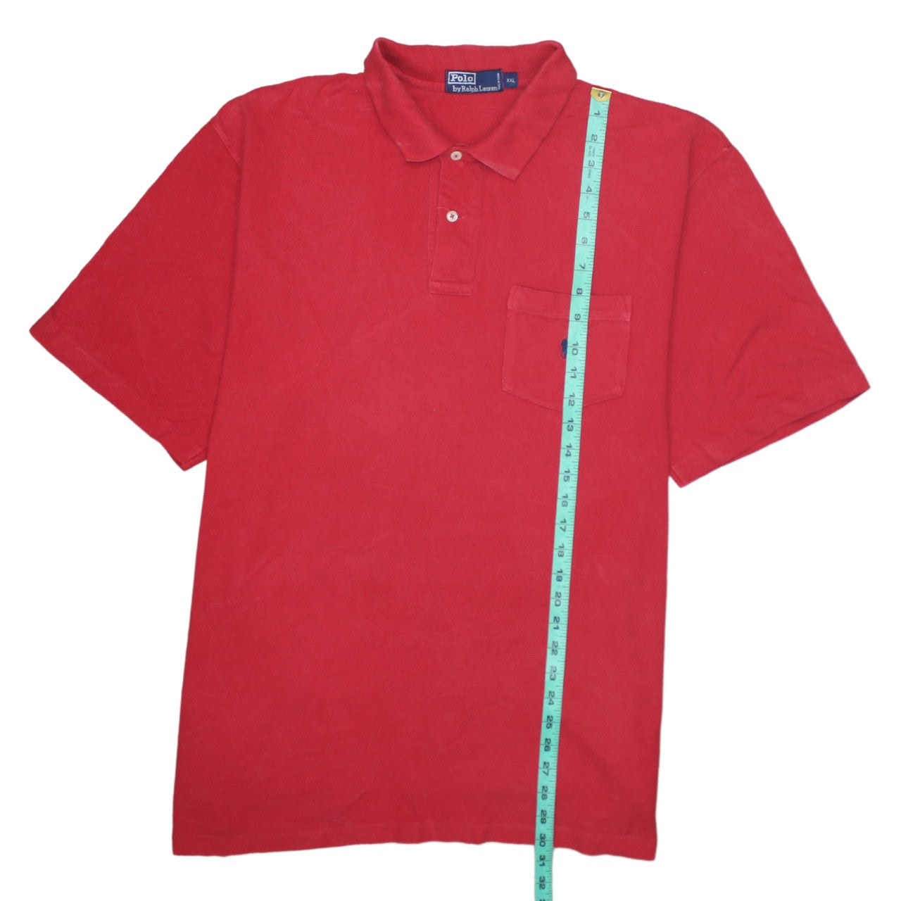 Ralph Lauren Men's Red 2XL Cotton Polo Shirt Classic Fit