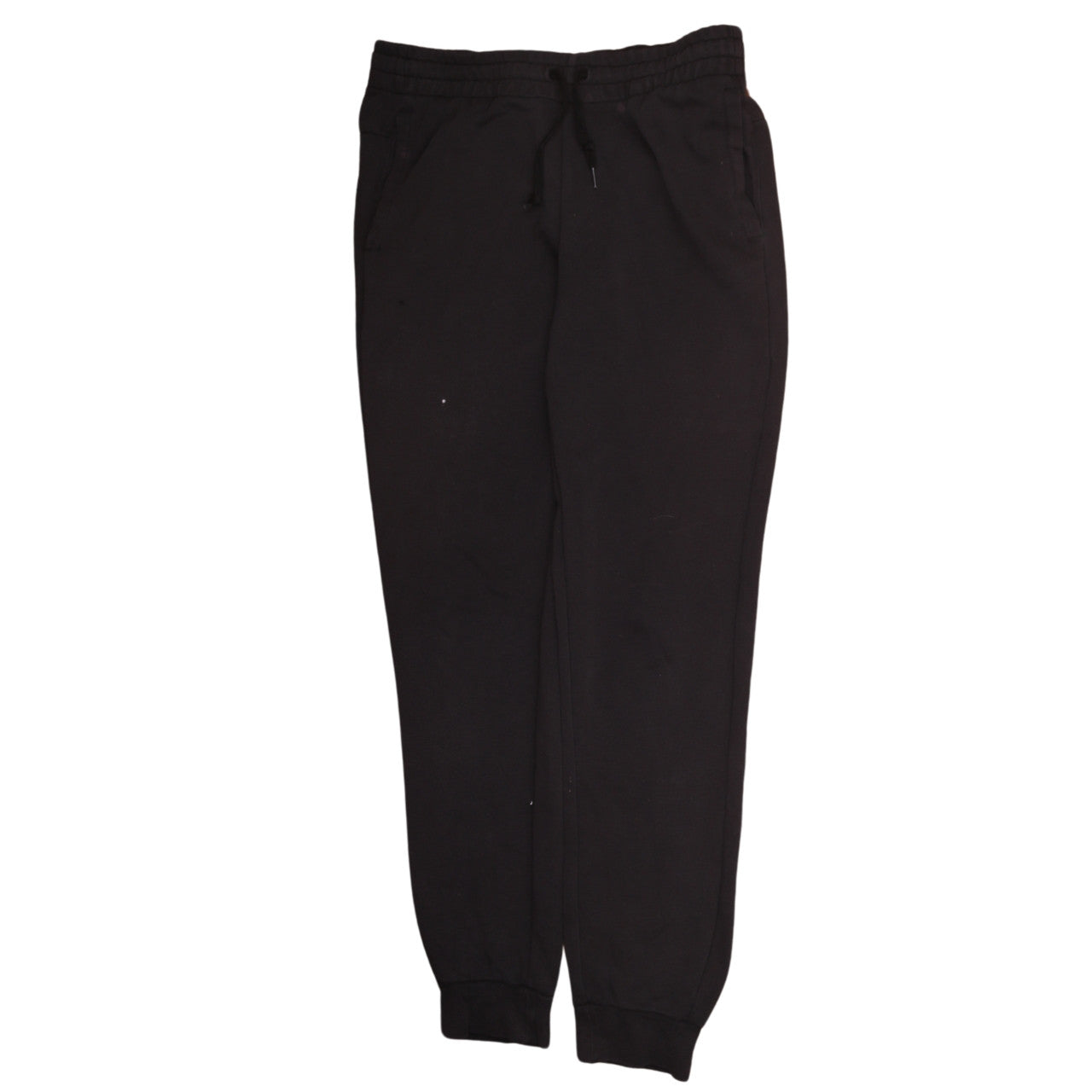 Adidas Womens Black Jogger Trousers Size 12-14 Cotton Blend