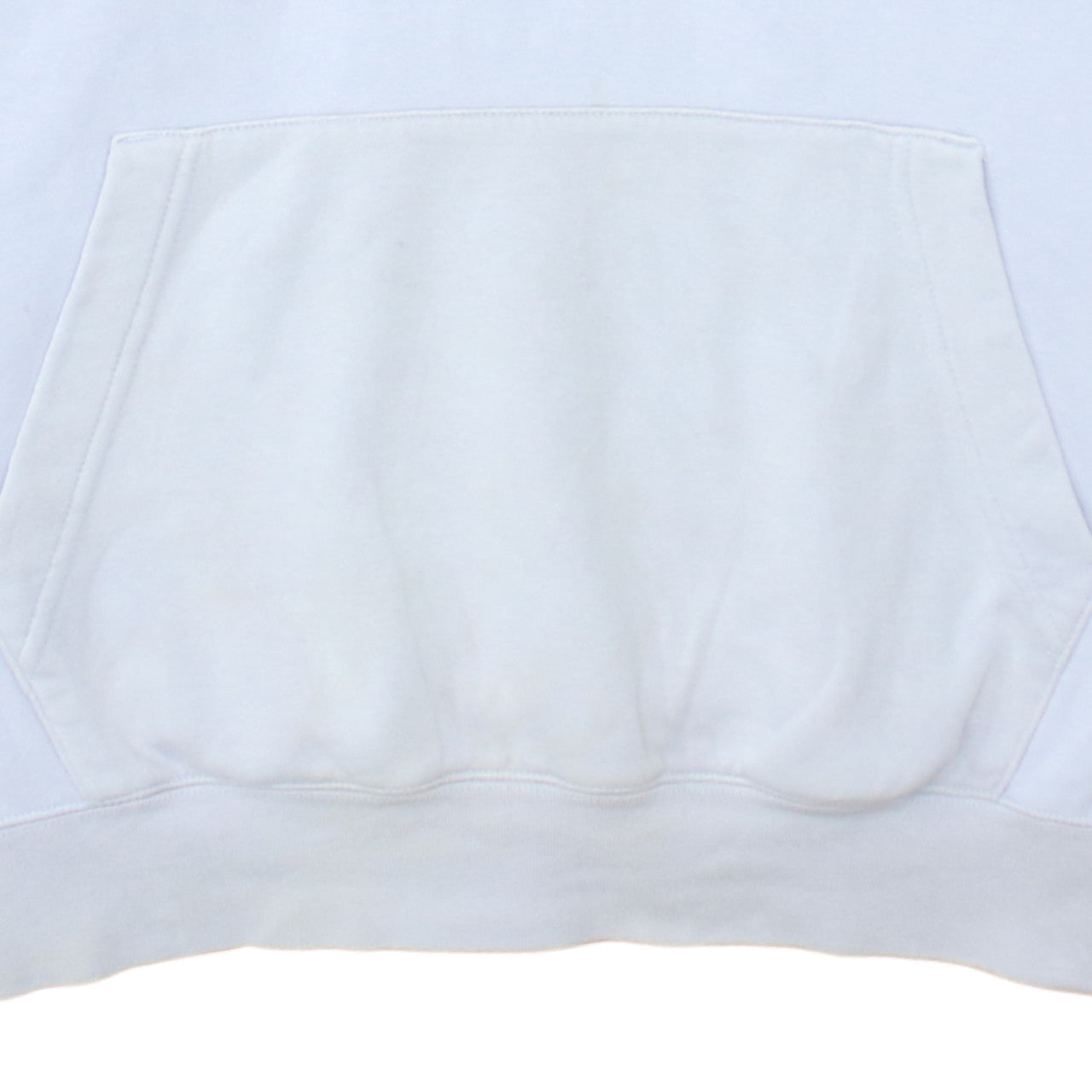Nike Women’s White Pullover Hoodie Size L Cotton Blend Casual Sweatshirt