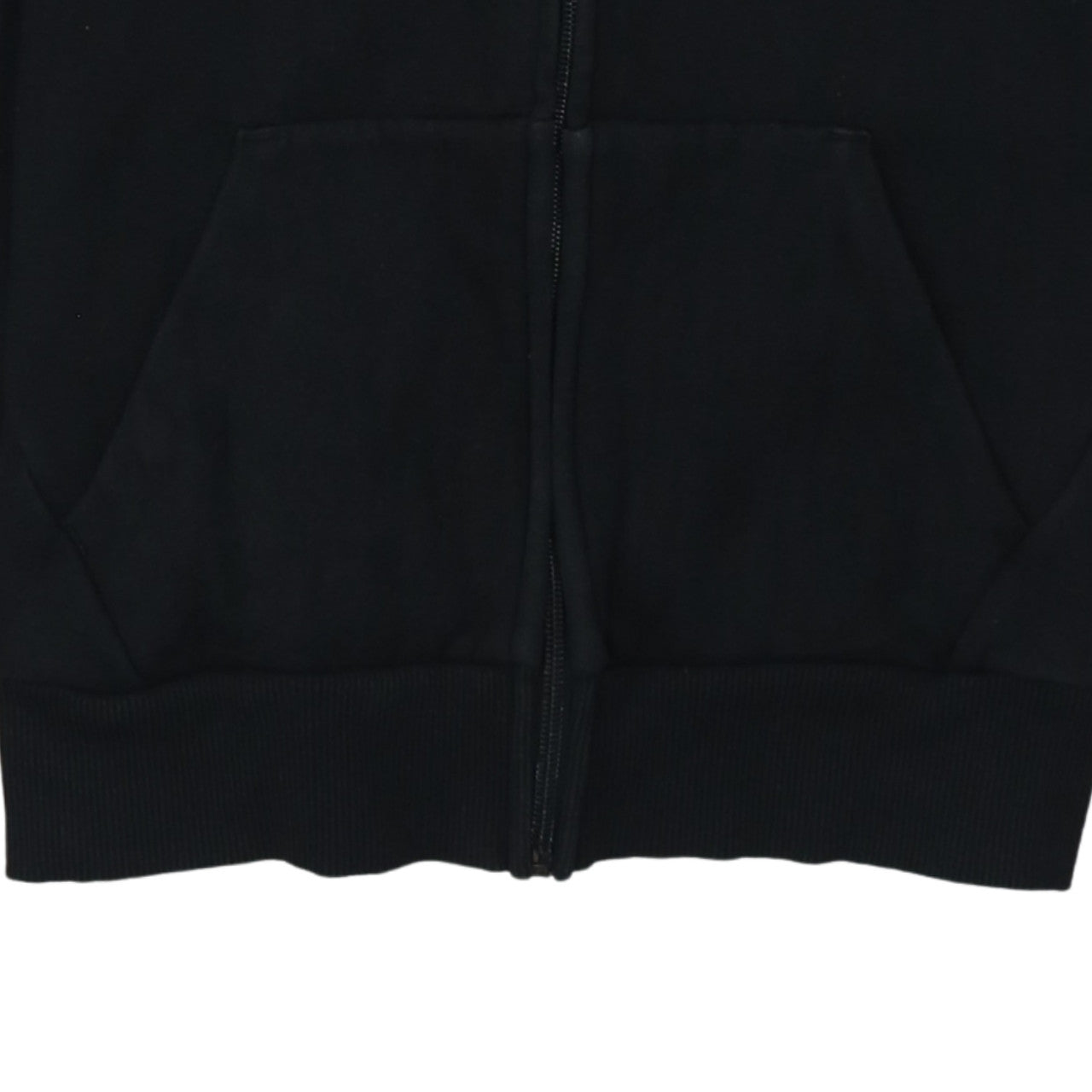 Puma Women's Black Full Zip Hoodie Size 12 Hooded Logo Sweatshirt