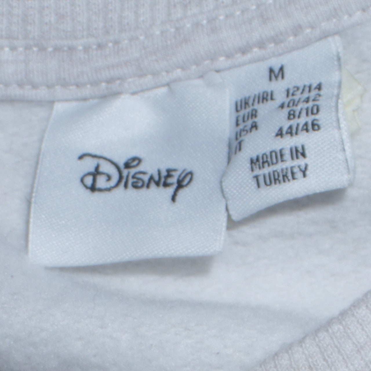Disney Women Grey Dumbo Crew Neck Sweatshirt Size M 12/14