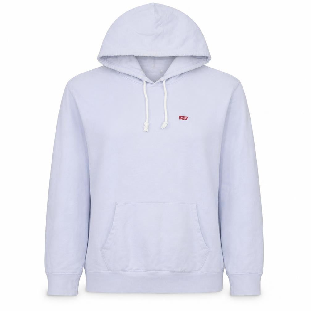 Levi's Women Lavender Pullover Hoodie L Cotton Casual Sweatshirt
