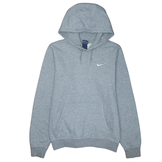 Nike Men's Grey Pullover Hoodie Small Regular Fit Fleece Sweatshirt