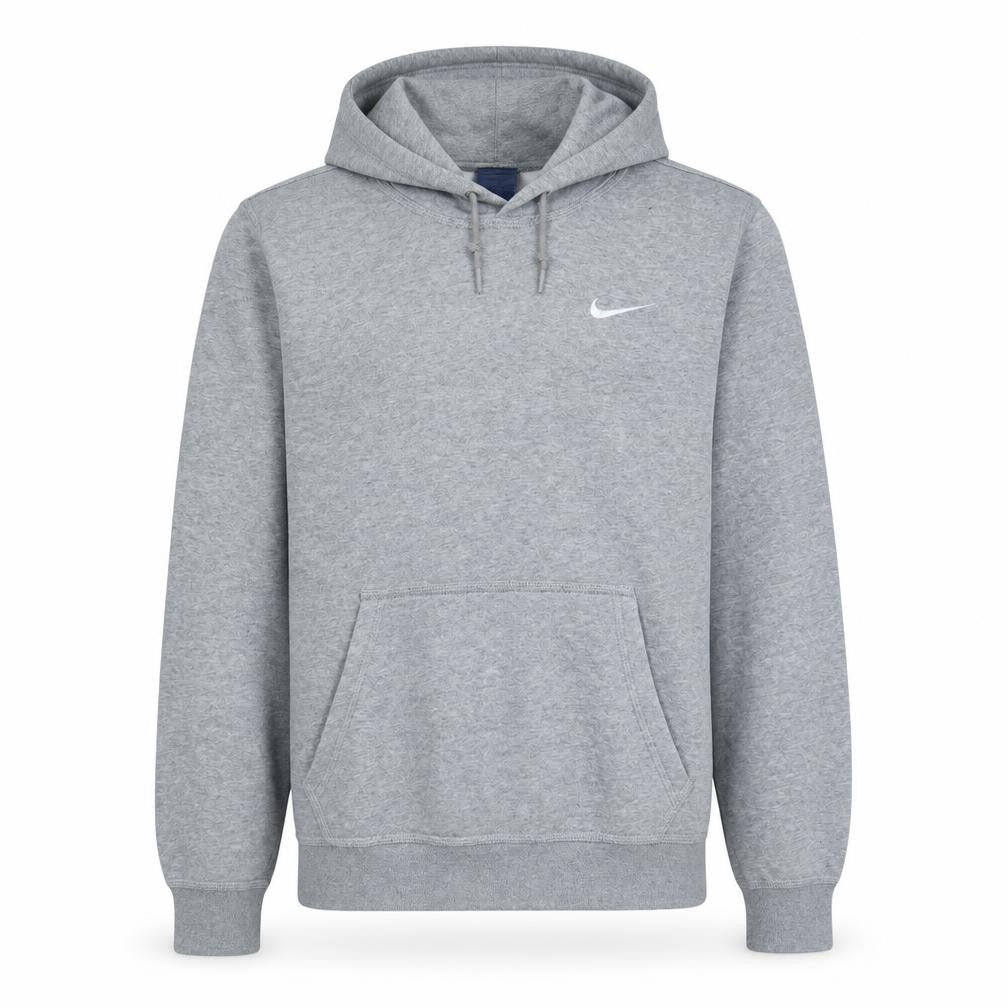 Nike Men's Grey Pullover Hoodie Small Regular Fit Fleece Sweatshirt