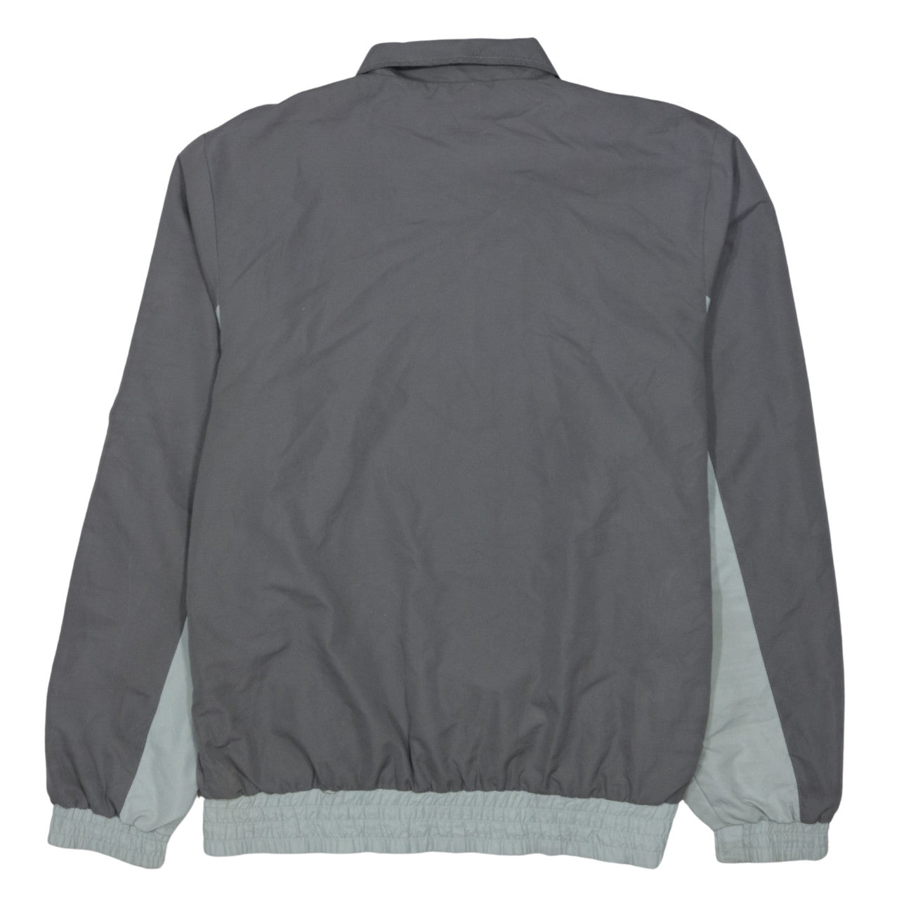 Kappa Men’s Grey Windbreaker Jacket Size L Full Zip Lightweight Sportswear