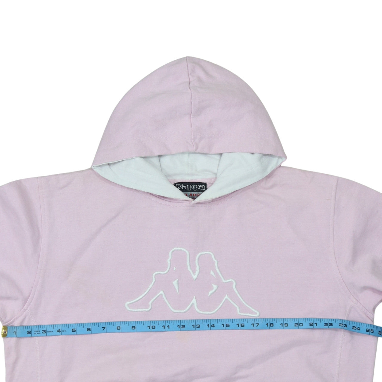 Kappa Womens Pink Pullover Hoodie XXL Cotton Blend Casual
