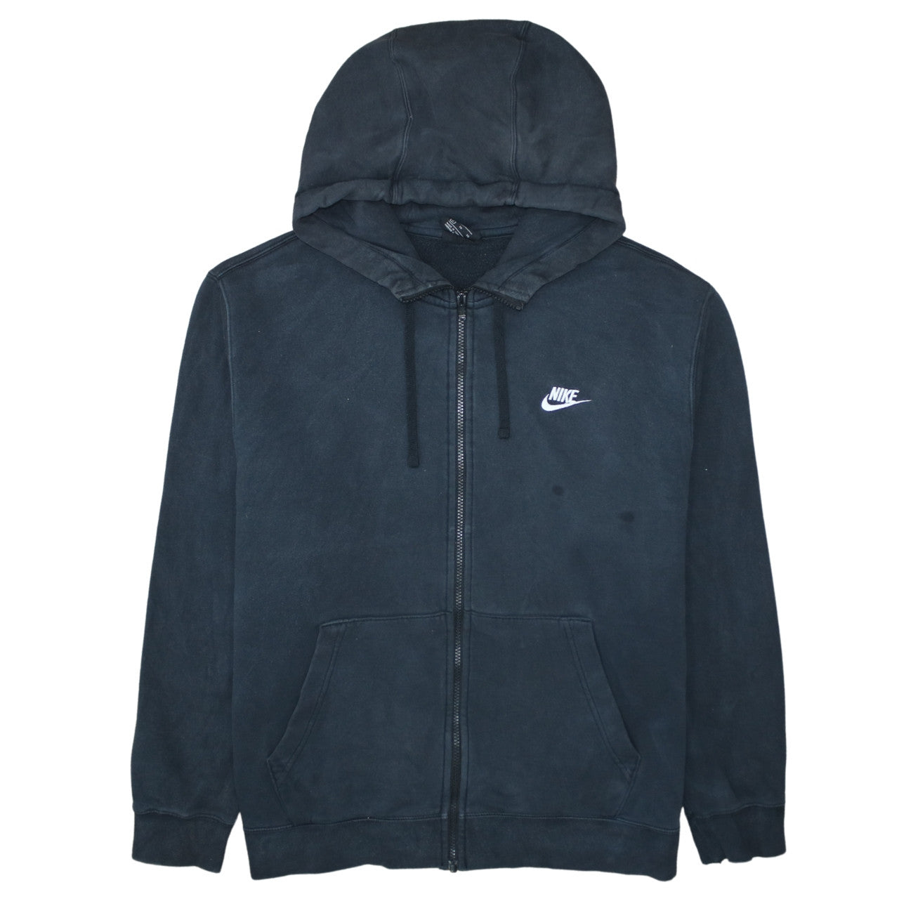 Nike Men's Black XL Full Zip Hoodie Sweatshirt Fleece