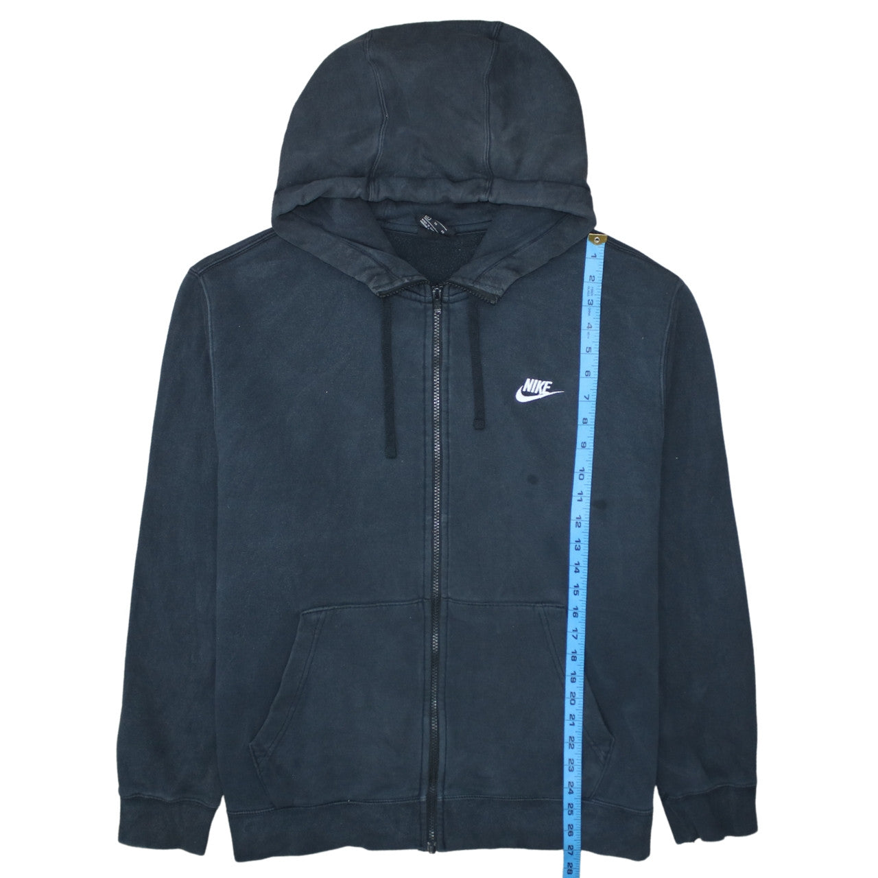 Nike Men's Black XL Full Zip Hoodie Sweatshirt Fleece