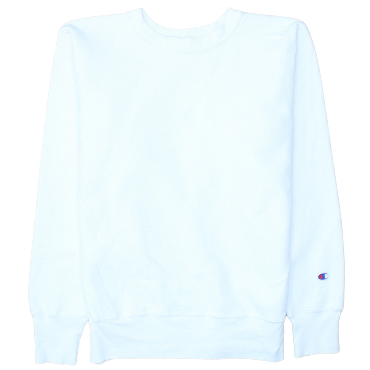 Champion Women's White Reverse Weave Large Pullover Sweatshirt