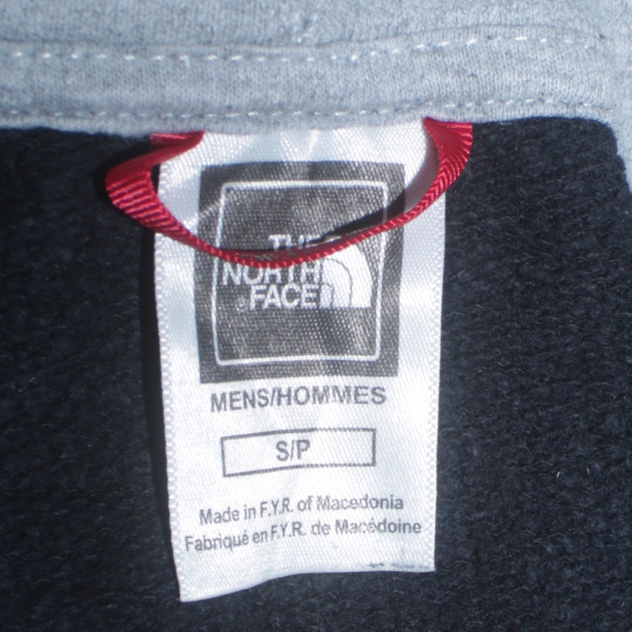 The North Face Mens Black Pullover Hoodie Size S Classic Fleece
