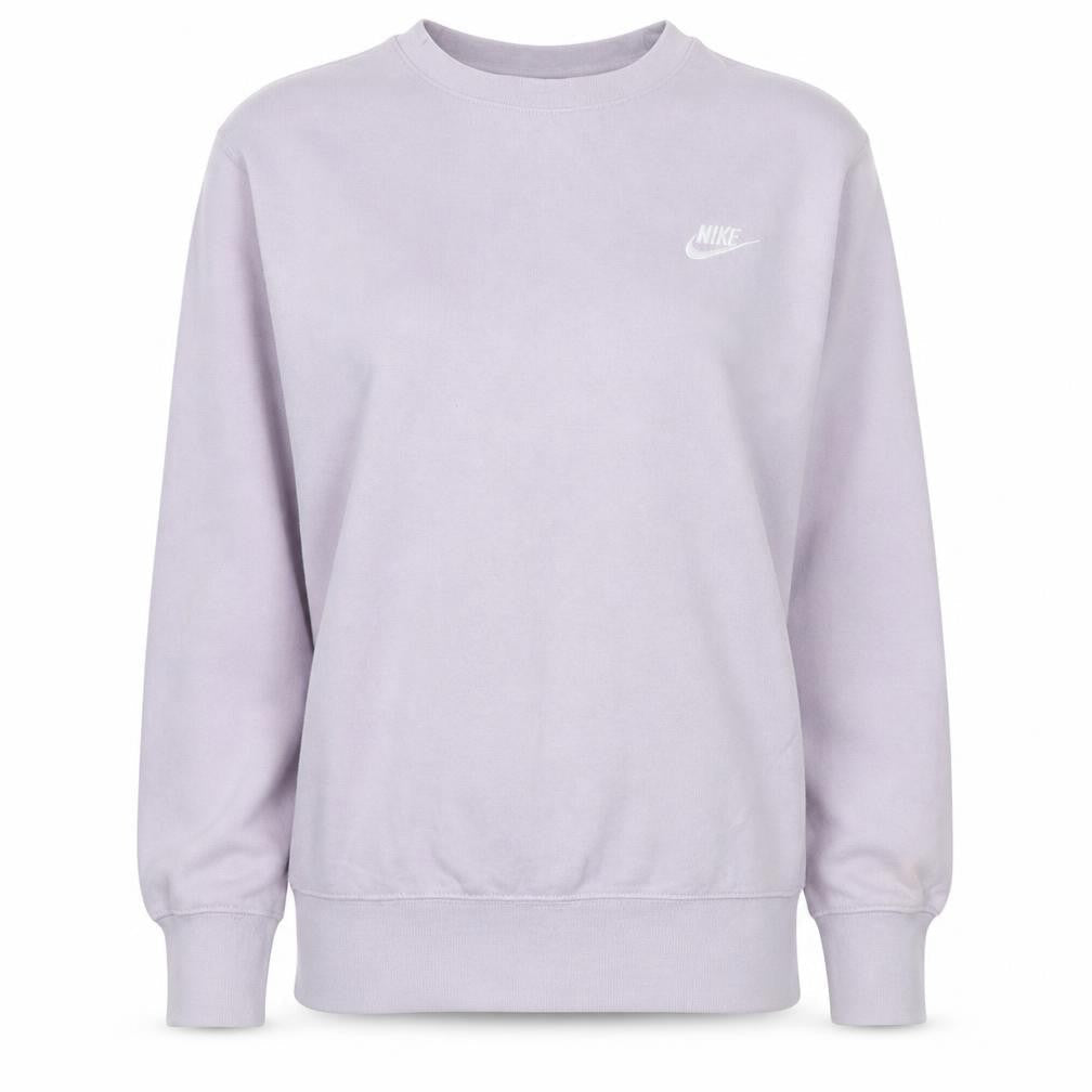 Nike Women’s Lilac Crew Neck Pullover Sweatshirt Small 80% Cotton