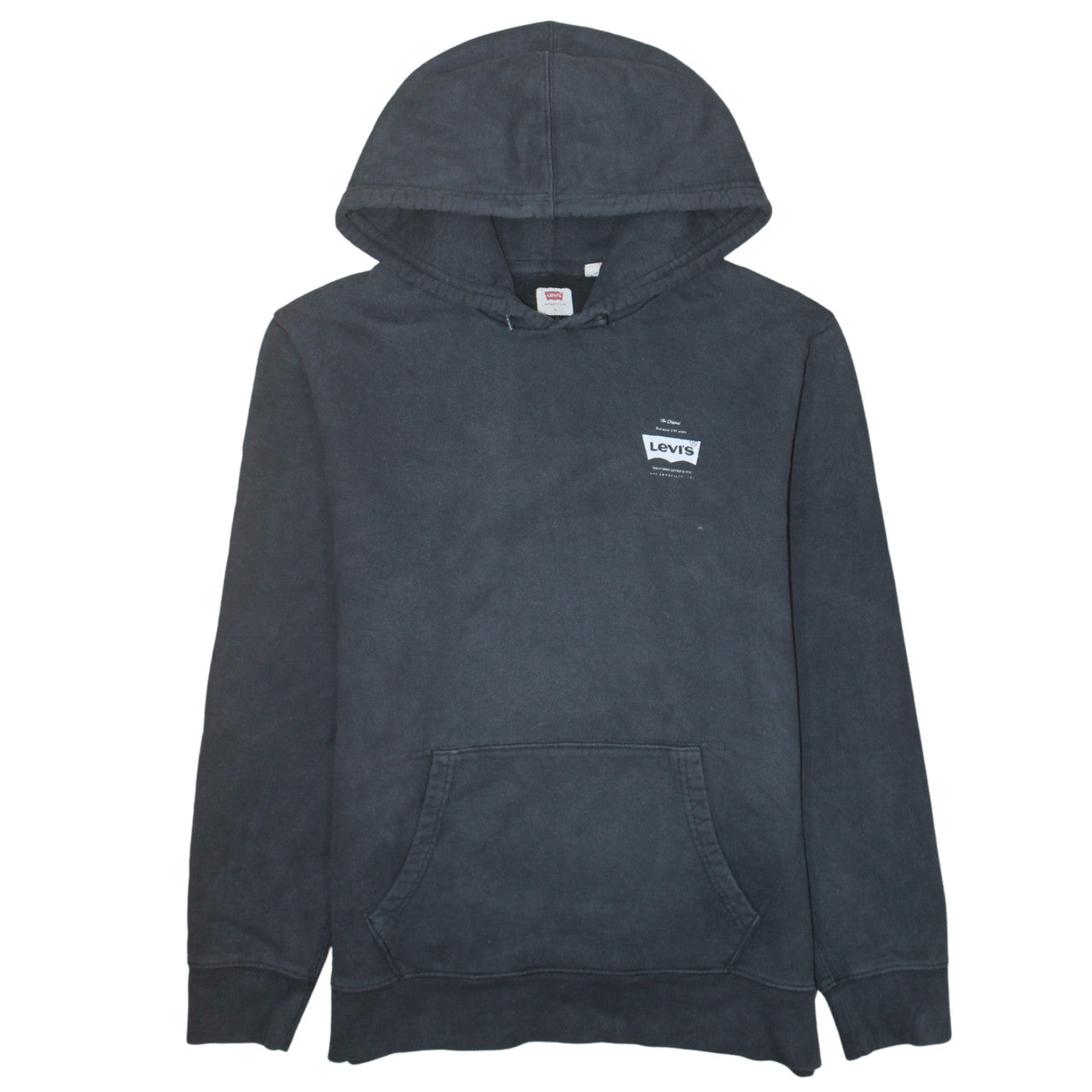 Levi's Men's Black Pullover Hoodie L Logo Graphic Outdoor Style