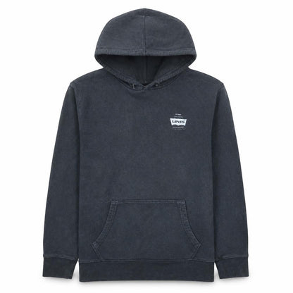 Levi's Men's Black Pullover Hoodie L Logo Graphic Outdoor Style