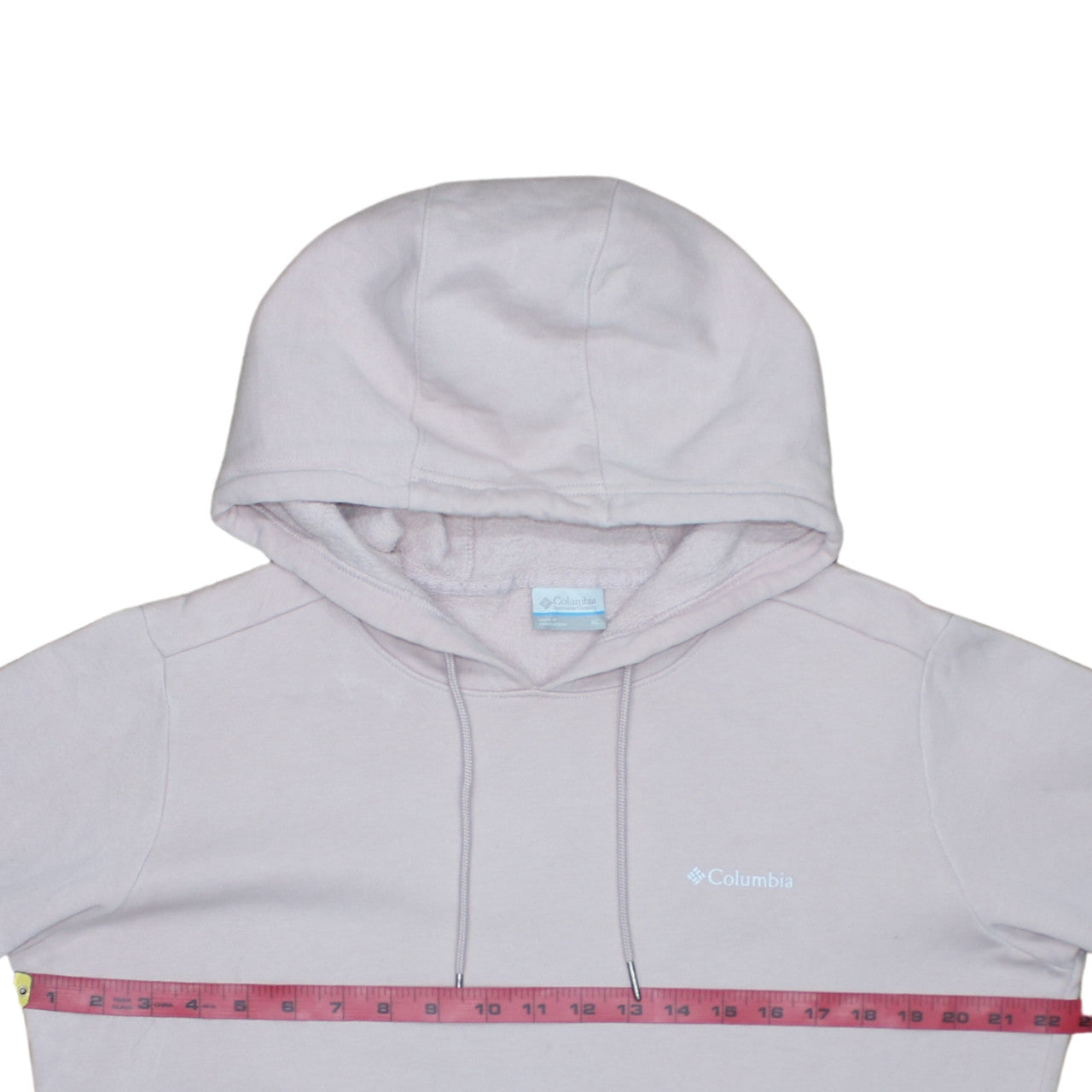 Columbia Womens Beige Pullover Hoodie XL Fleece Lined Casual Sweatshirt