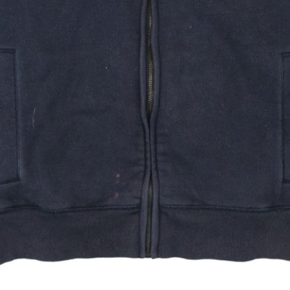 Timberland Men's Blue M Track Jacket Full Zip Fleece Regular Fit