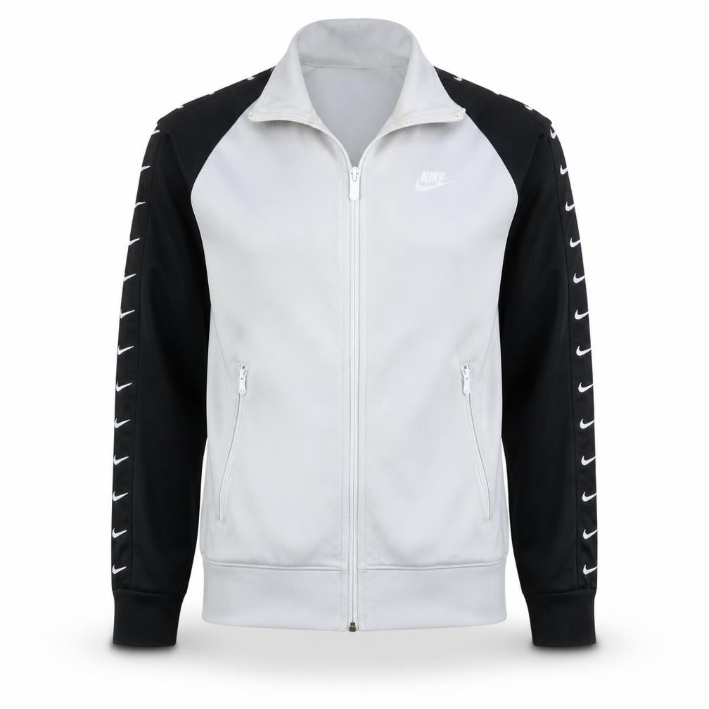 Nike Men’s Grey Track Jacket S Full Zip Colourblock Activewear