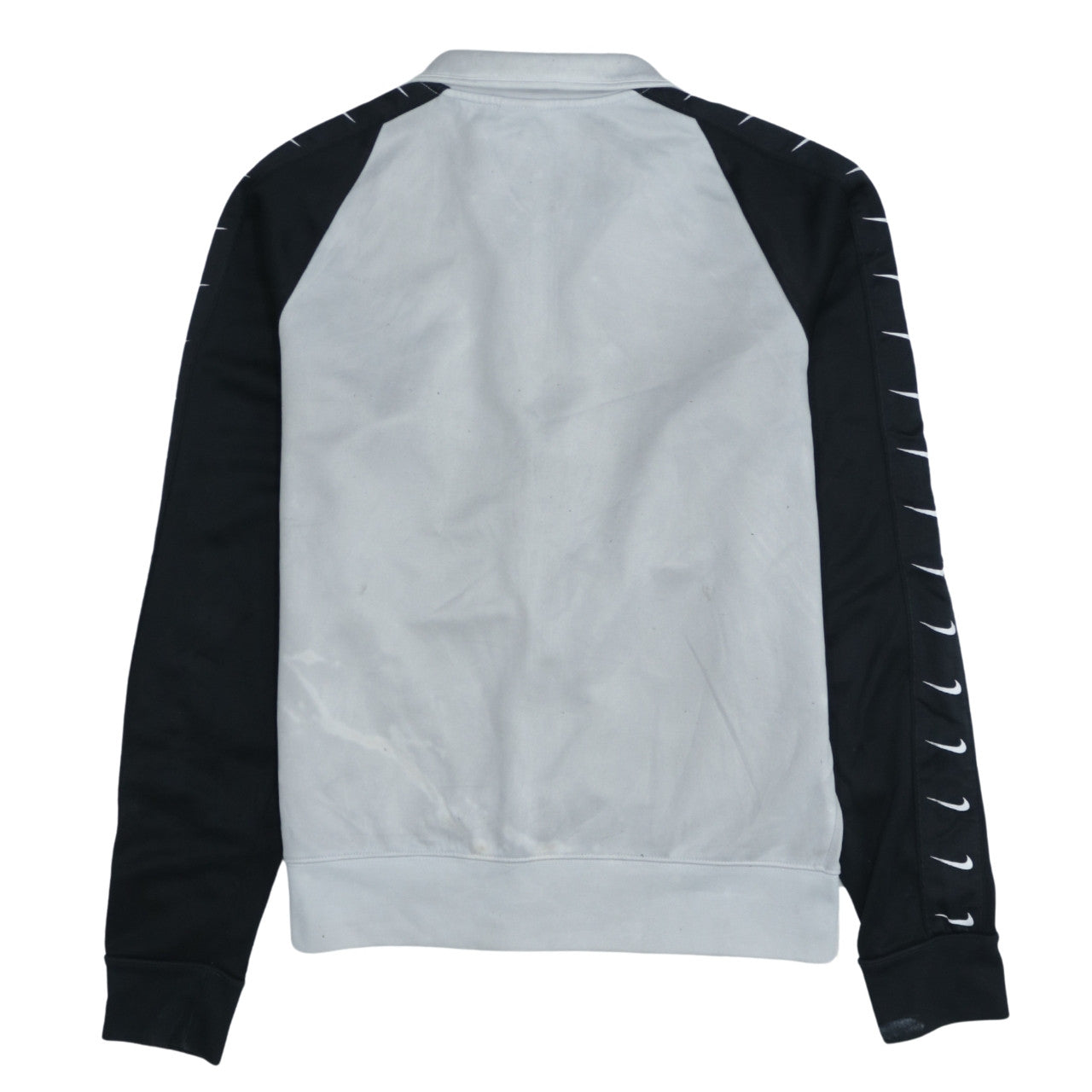 Nike Men’s Grey Track Jacket S Full Zip Colourblock Activewear