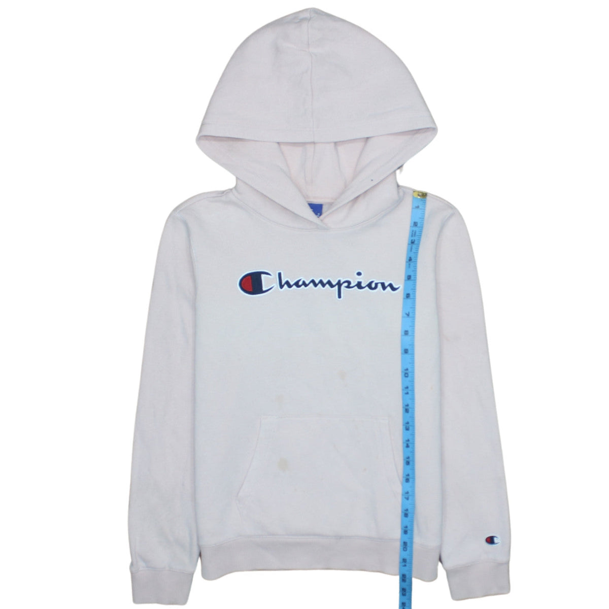 Champion Girls White Pullover Hoodie 13-14 Years Hooded Sweatshirt
