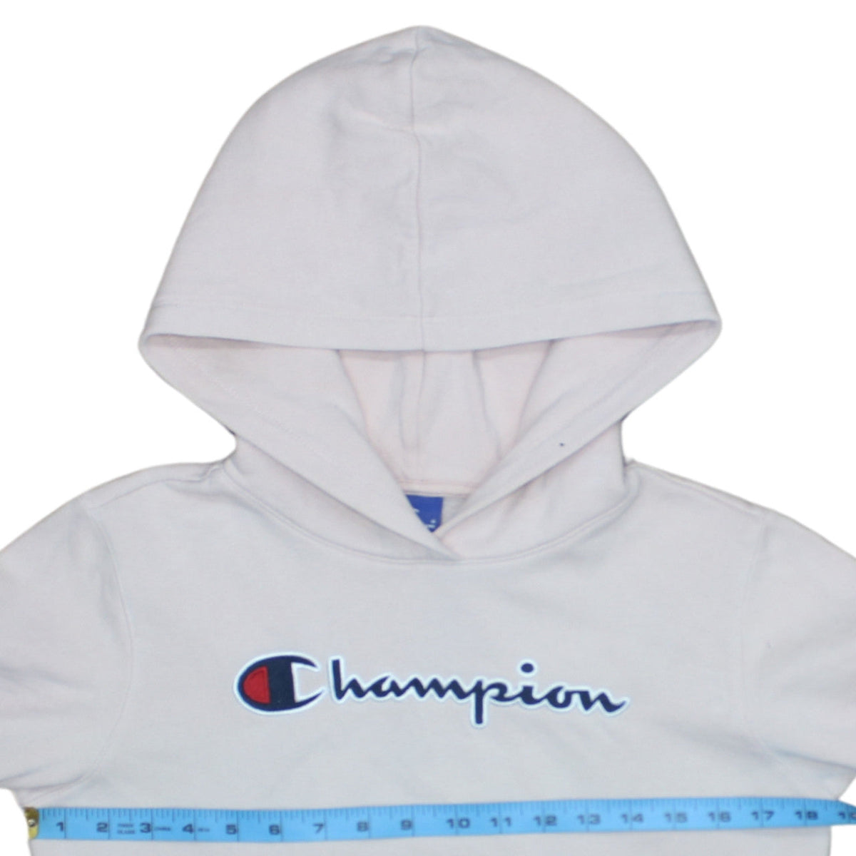 Champion Girls White Pullover Hoodie 13-14 Years Hooded Sweatshirt