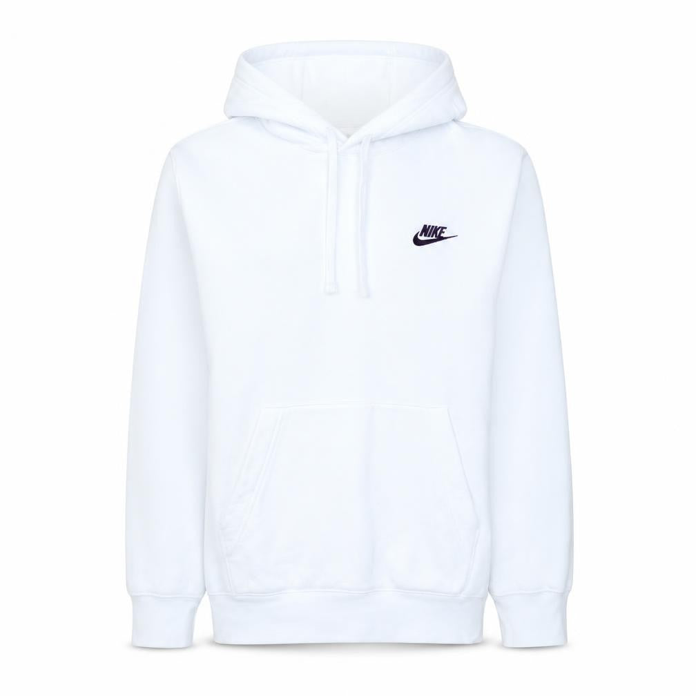 Nike Men's White XS Pullover Hoodie Sweatshirt with Logo