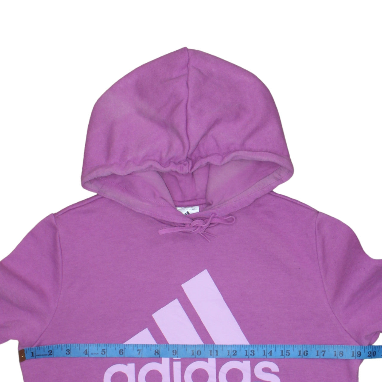 Adidas Womens Purple Hoodie Medium 12-14 Pullover Hooded Sweatshirt