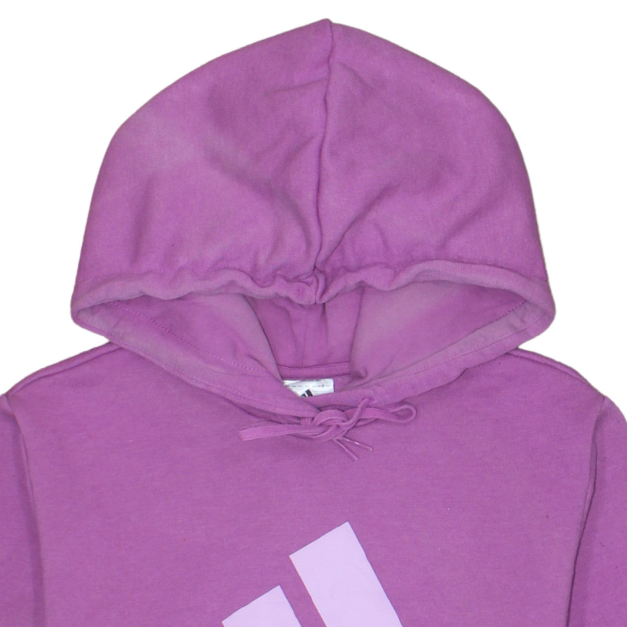 Adidas Womens Purple Hoodie Medium 12-14 Pullover Hooded Sweatshirt