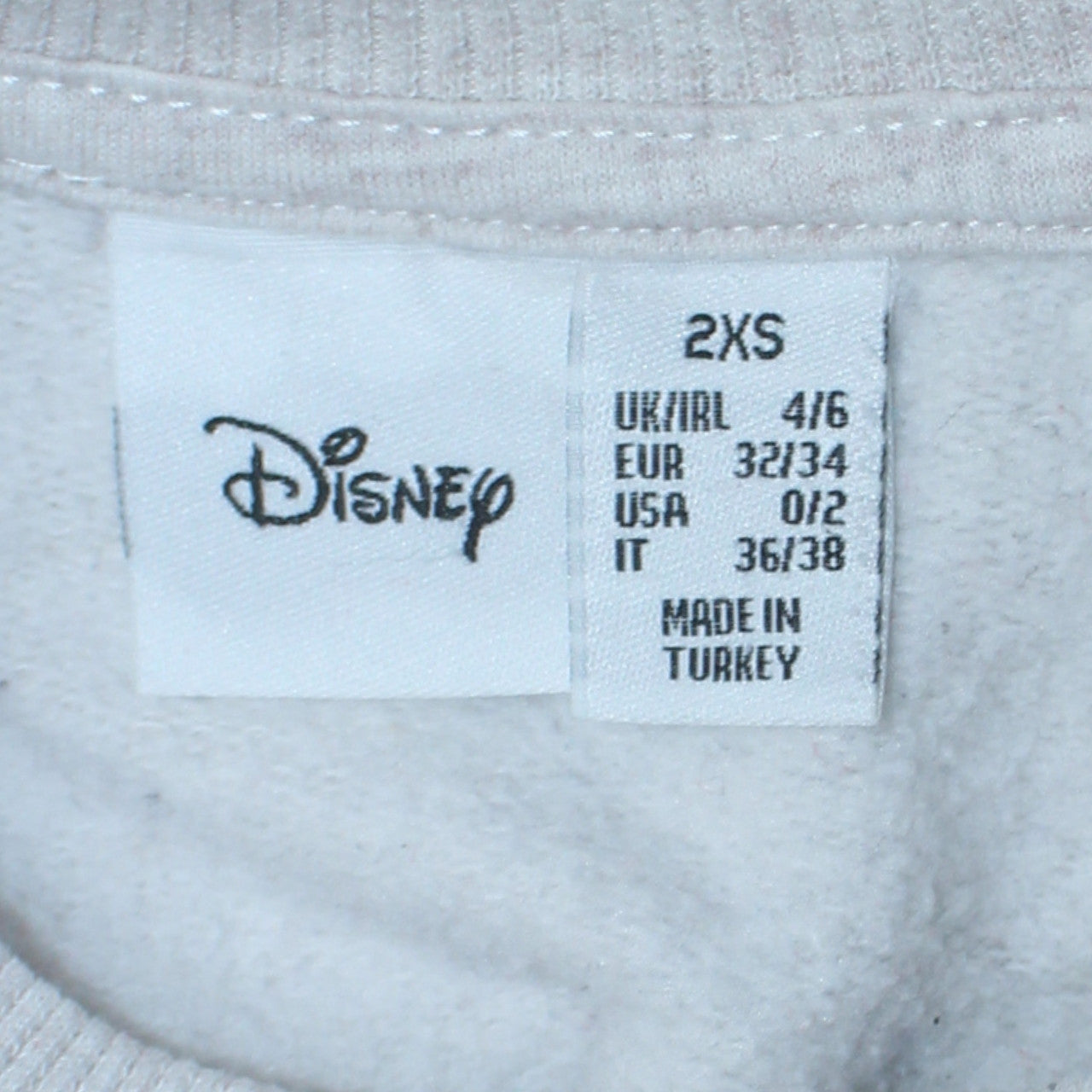 Disney Women Grey Dumbo Graphic Print Sweatshirt 2XS