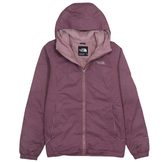 The North Face Womens Purple Hooded Waterproof Parka Jacket Size M
