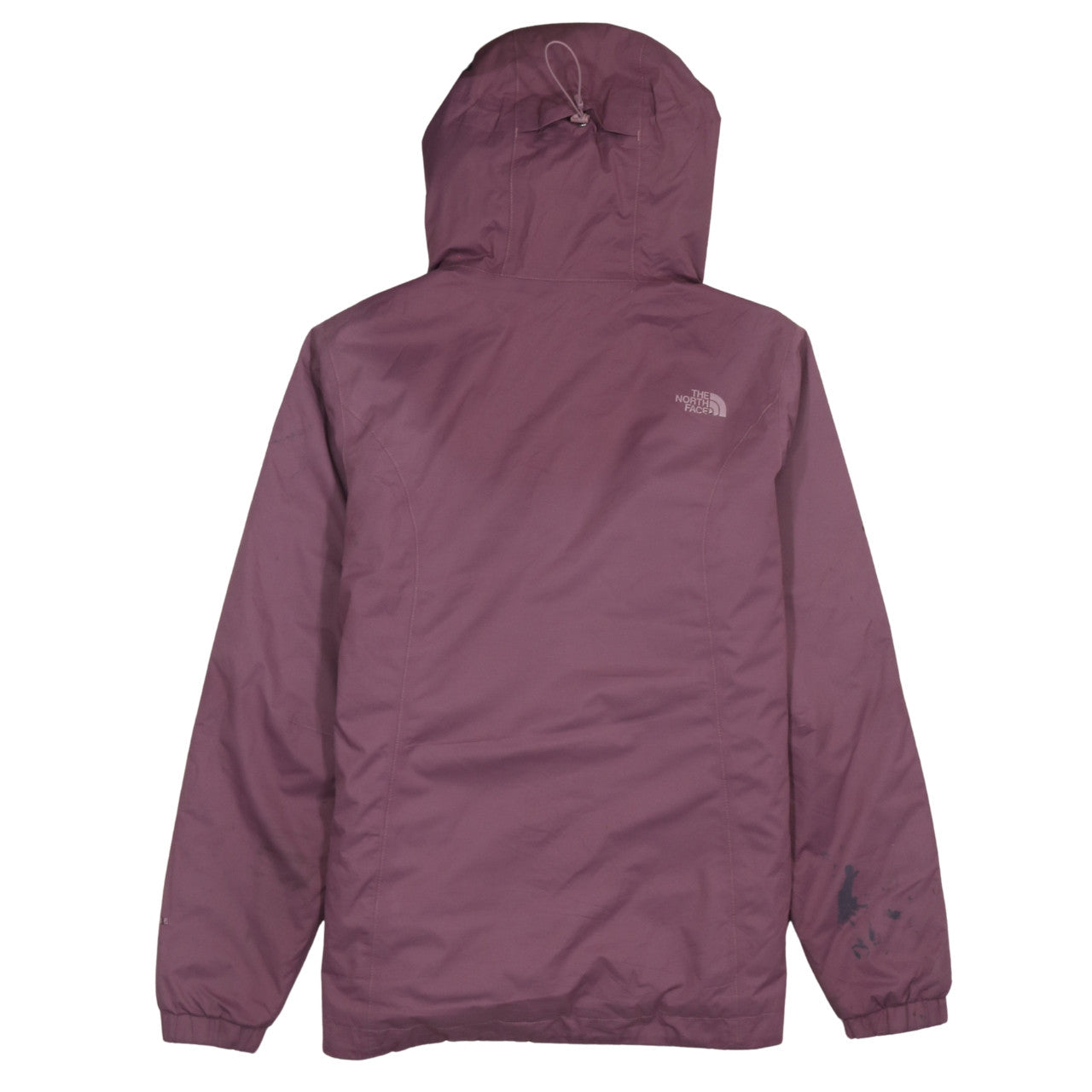 The North Face Womens Purple Hooded Waterproof Parka Jacket Size M