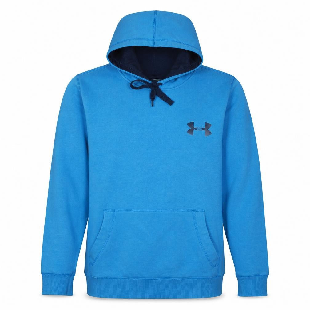 Under Armour Men's Blue Pullover Hoodie Size S Regular Fit Sportswear